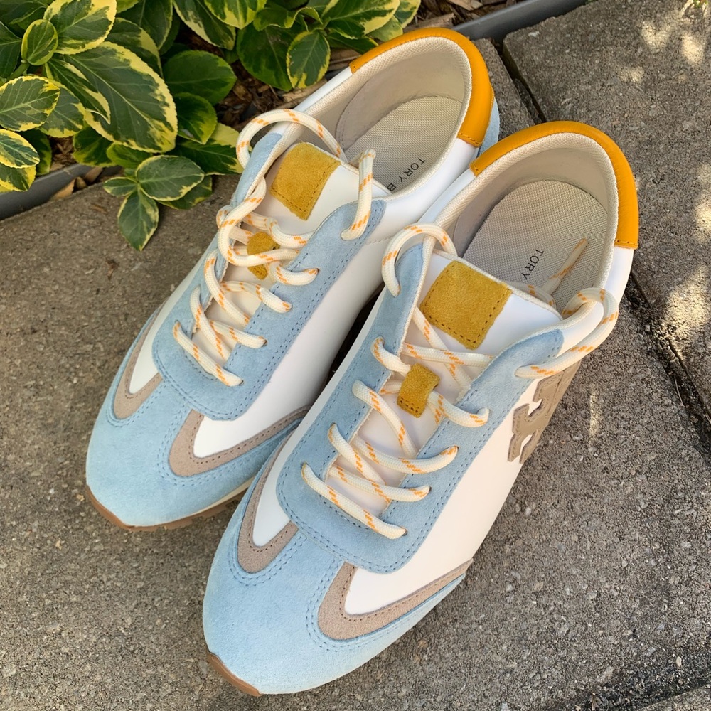 🌺🍀🌸 TORY BURCH VINTAGE NYLON SNEAKERS GRESSANE HEROES SOFT PLAIN WEAVE, 7,5US - Picture 3 of 8